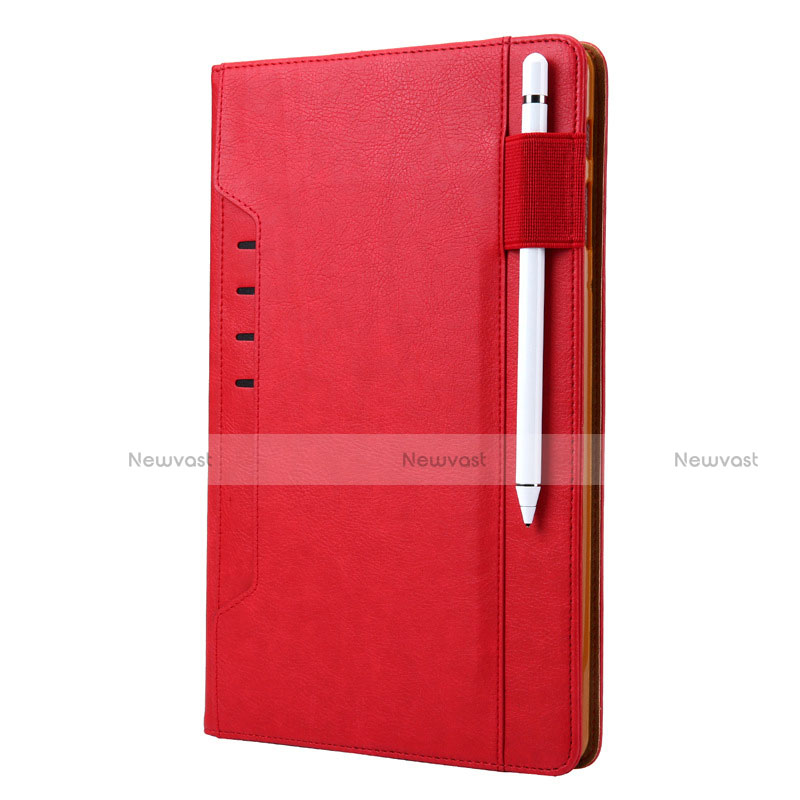 Leather Case Stands Flip Cover L07 Holder for Samsung Galaxy Tab S6 10.5 SM-T860 Red