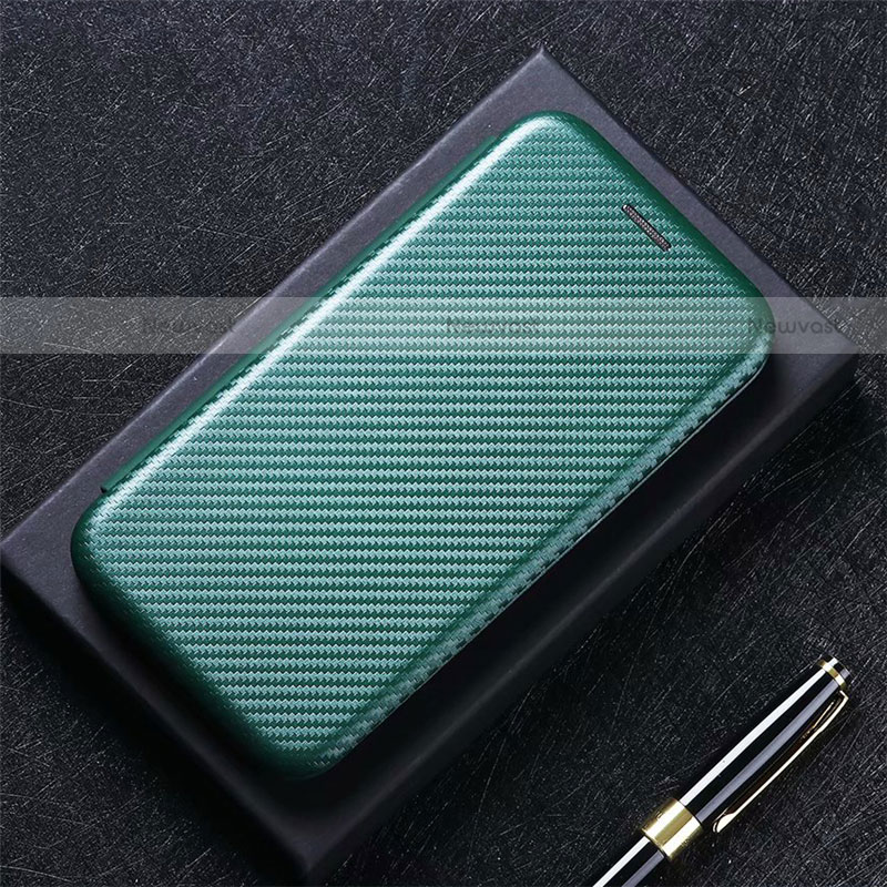 Leather Case Stands Flip Cover L07 Holder for Xiaomi Mi 11 Lite 4G Green