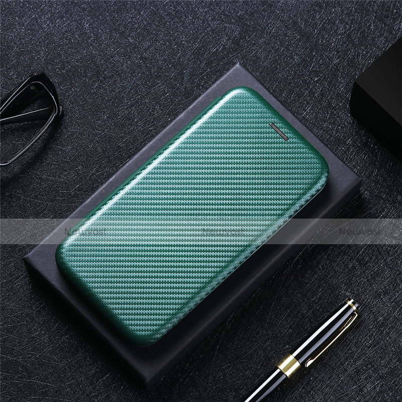 Leather Case Stands Flip Cover L07 Holder for Xiaomi Mi 12 5G Green