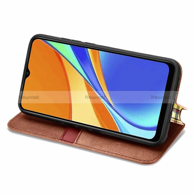 Leather Case Stands Flip Cover L07 Holder for Xiaomi POCO C3