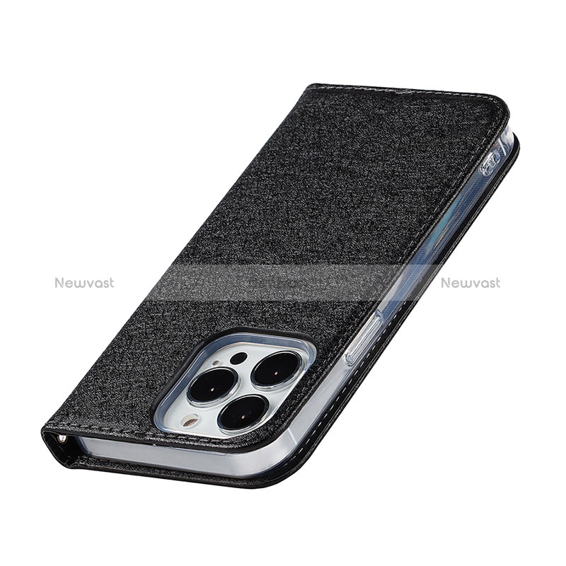 Leather Case Stands Flip Cover L08 Holder for Apple iPhone 14 Pro