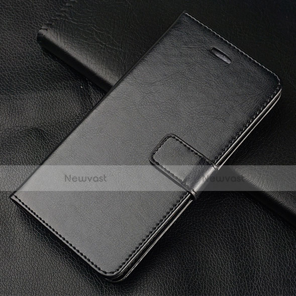 Leather Case Stands Flip Cover L08 Holder for Huawei Honor 10 Lite Black