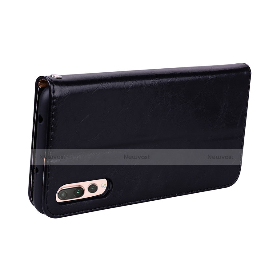 Leather Case Stands Flip Cover L08 Holder for Huawei P20 Pro