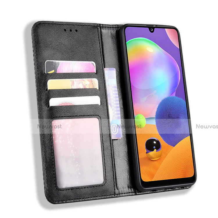 Leather Case Stands Flip Cover L08 Holder for Samsung Galaxy M31