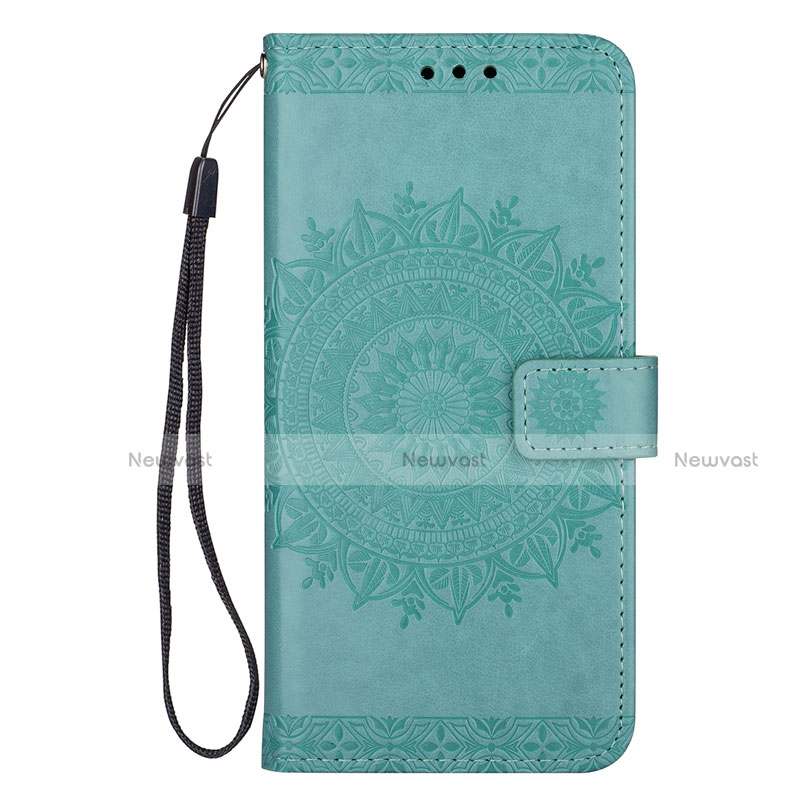 Leather Case Stands Flip Cover L08 Holder for Samsung Galaxy S20 Plus 5G Green