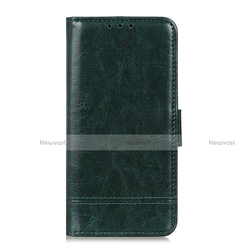 Leather Case Stands Flip Cover L08 Holder for Xiaomi Mi 10 Lite Green