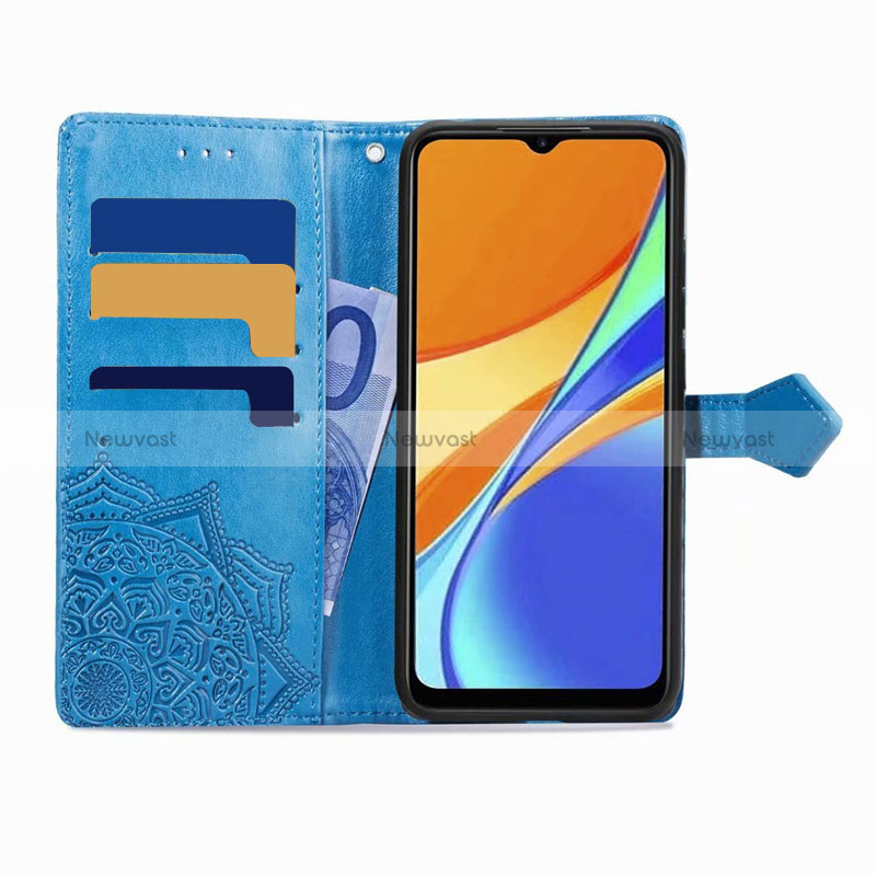 Leather Case Stands Flip Cover L08 Holder for Xiaomi Redmi 9 Activ