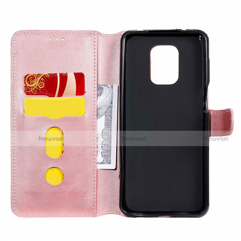 Leather Case Stands Flip Cover L08 Holder for Xiaomi Redmi Note 9S