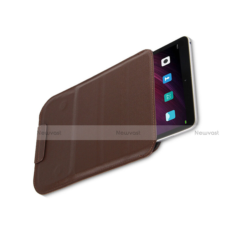 Leather Case Stands Flip Cover L09 for Huawei MediaPad M5 8.4 SHT-AL09 SHT-W09 Brown