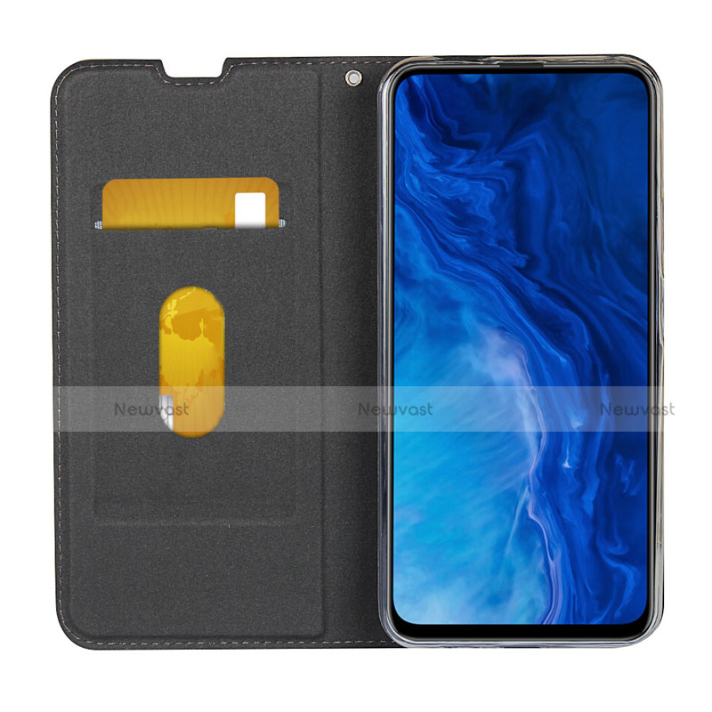 Leather Case Stands Flip Cover L09 Holder for Huawei P Smart Pro (2019)