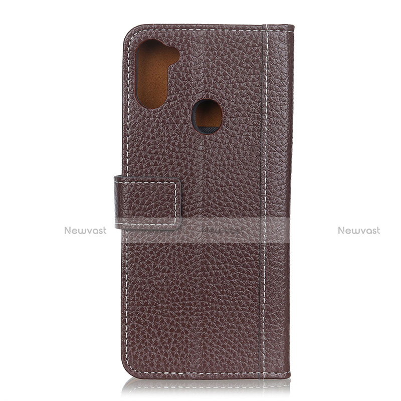 Leather Case Stands Flip Cover L09 Holder for Samsung Galaxy A11