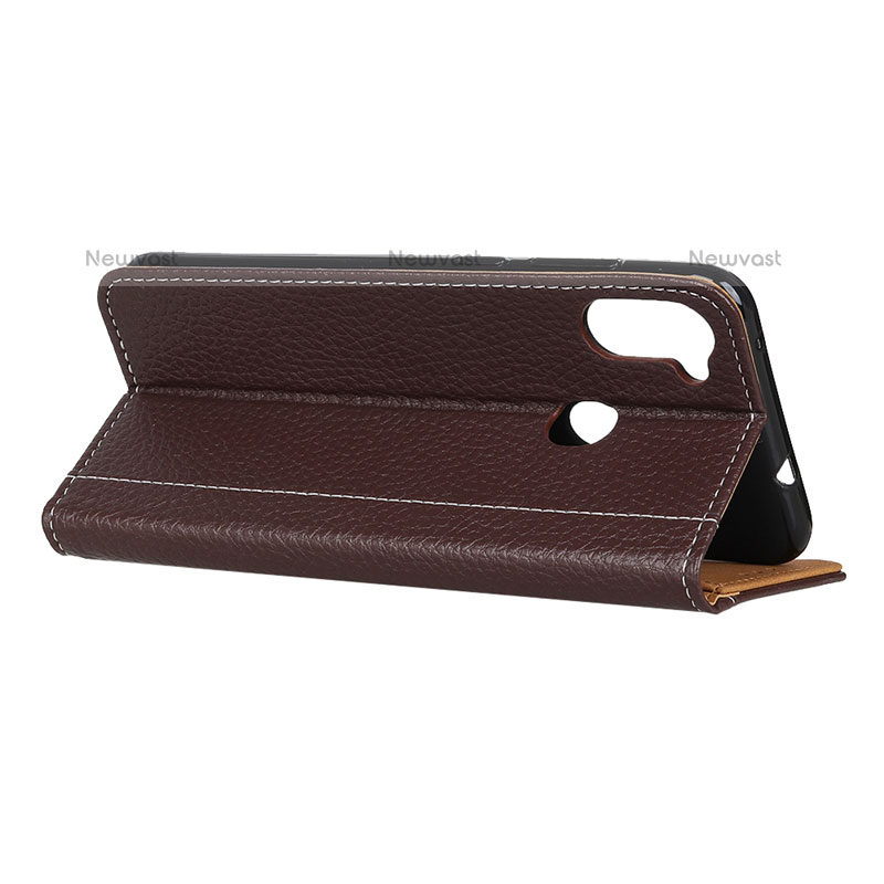 Leather Case Stands Flip Cover L09 Holder for Samsung Galaxy M11