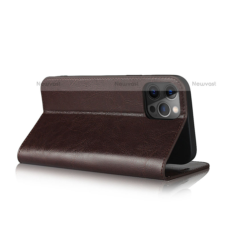 Leather Case Stands Flip Cover L10 Holder for Apple iPhone 12 Pro