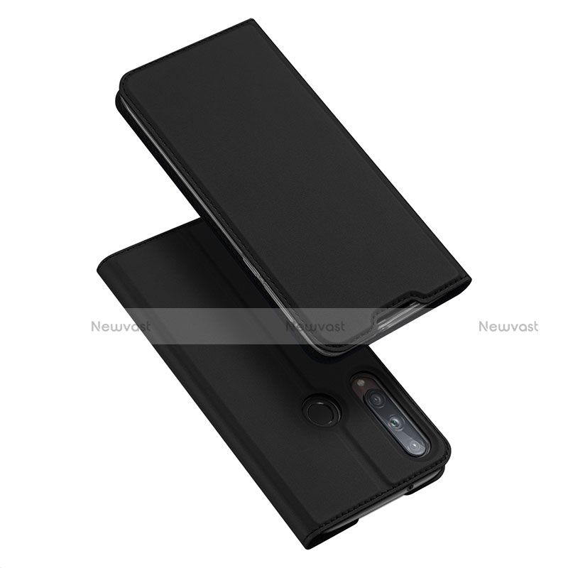 Leather Case Stands Flip Cover L10 Holder for Huawei Honor 9C Black