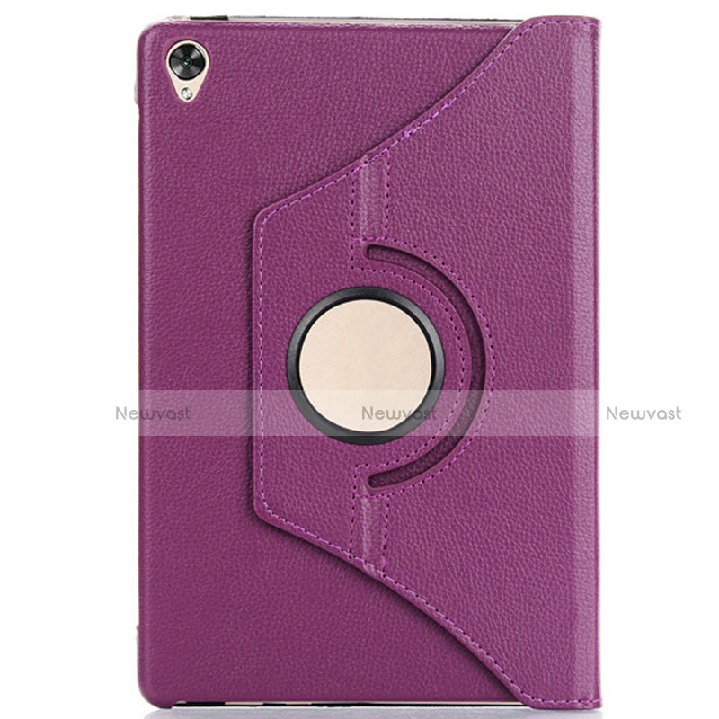 Leather Case Stands Flip Cover L10 Holder for Huawei MediaPad M6 10.8 Purple