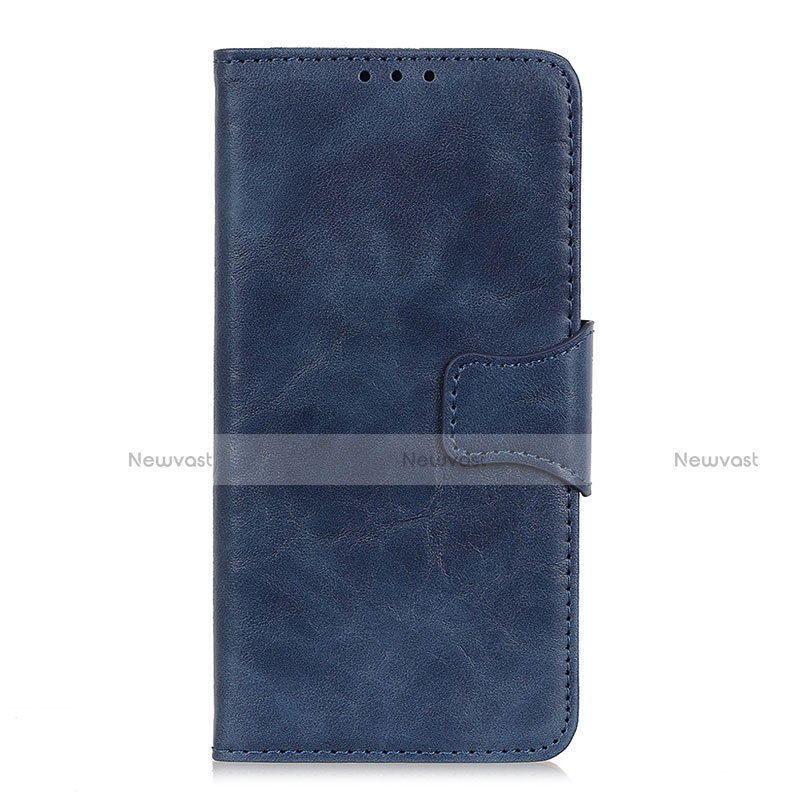 Leather Case Stands Flip Cover L10 Holder for Huawei Nova 6 SE Blue