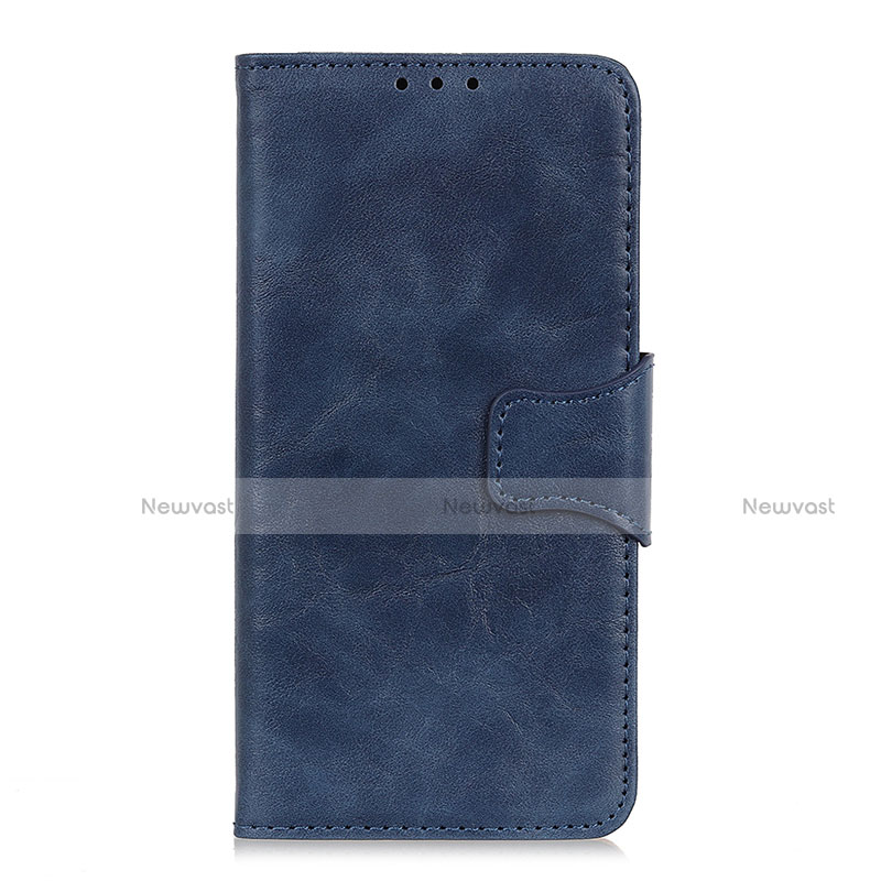 Leather Case Stands Flip Cover L10 Holder for Huawei Nova 7i Blue