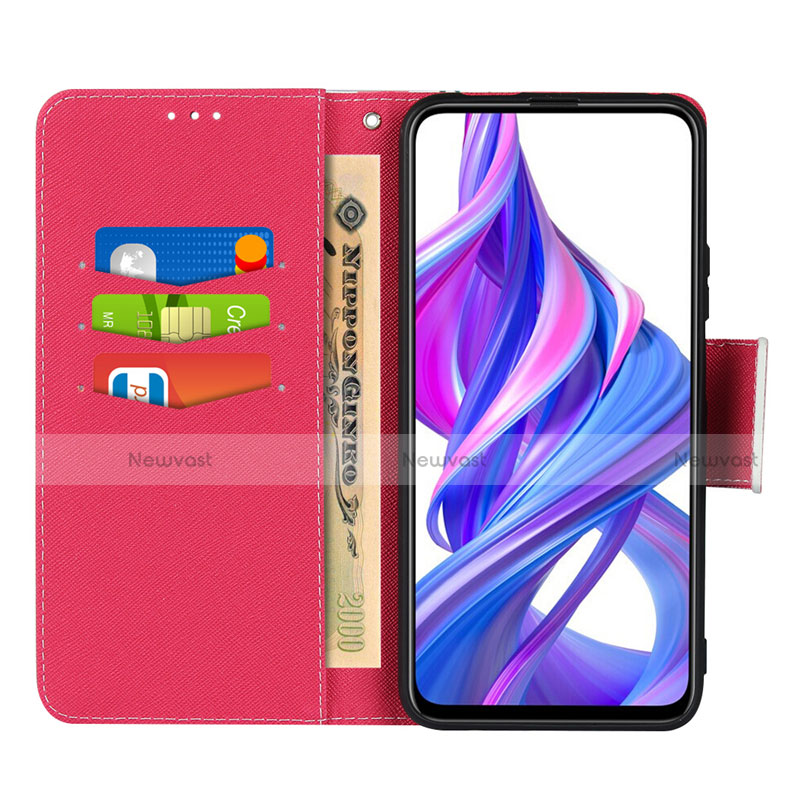 Leather Case Stands Flip Cover L10 Holder for Huawei Y9s