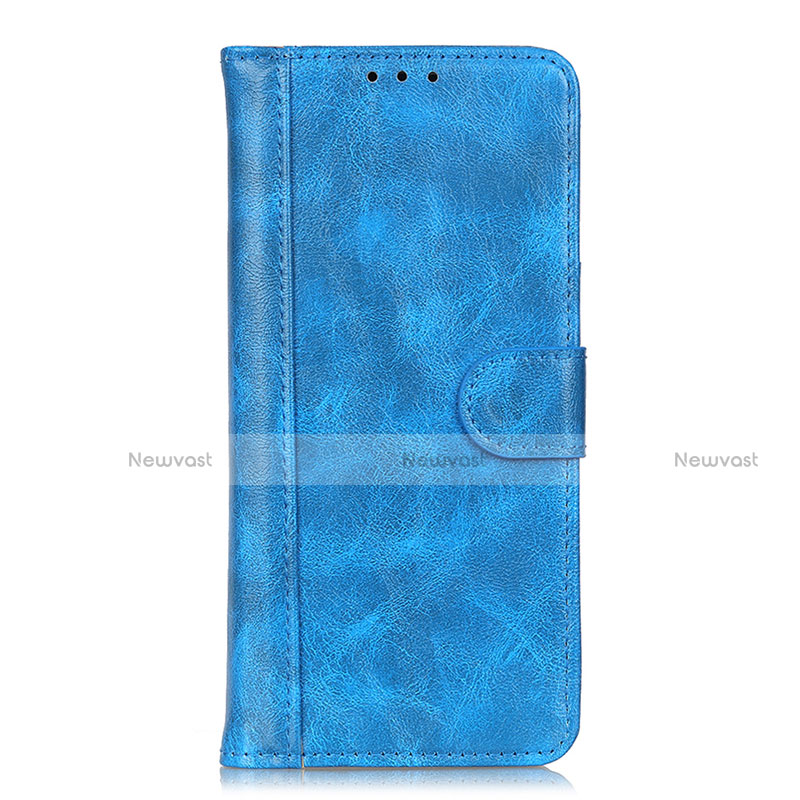 Leather Case Stands Flip Cover L10 Holder for Realme X7 5G Sky Blue