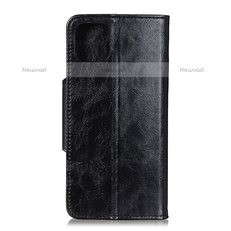 Leather Case Stands Flip Cover L10 Holder for Samsung Galaxy A71 4G A715 Black