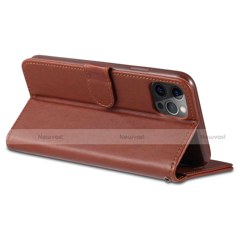 Leather Case Stands Flip Cover L11 Holder for Apple iPhone 12 Pro Max