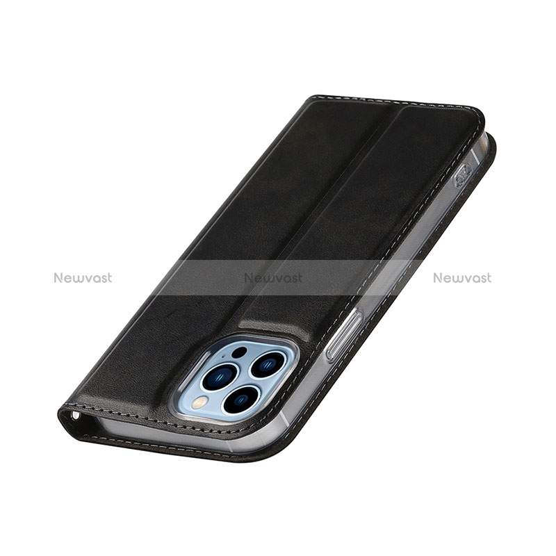 Leather Case Stands Flip Cover L11 Holder for Apple iPhone 14 Pro