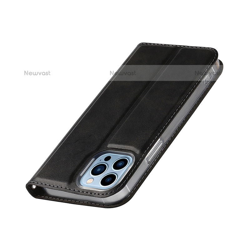 Leather Case Stands Flip Cover L11 Holder for Apple iPhone 16 Pro