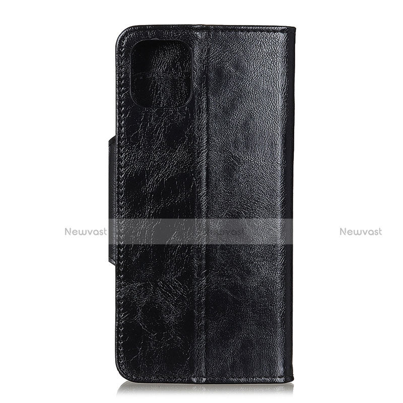 Leather Case Stands Flip Cover L11 Holder for Huawei Honor 30S Black