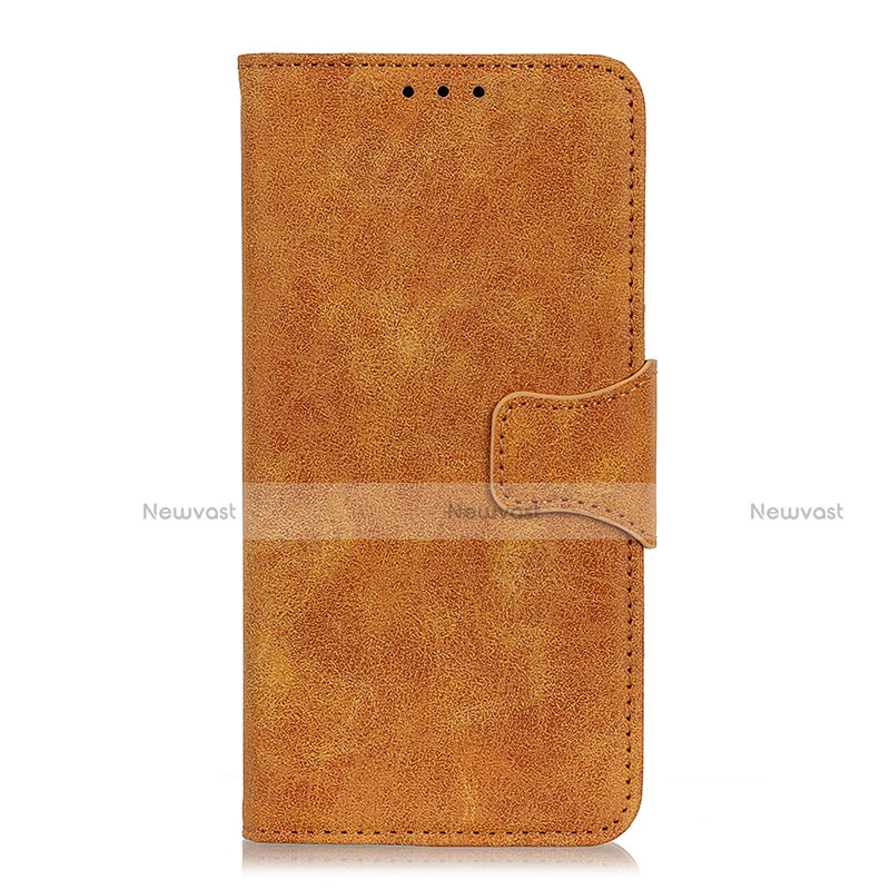 Leather Case Stands Flip Cover L11 Holder for Huawei Nova 7i Orange