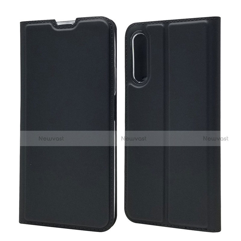 Leather Case Stands Flip Cover L11 Holder for Huawei P Smart Pro (2019) Black