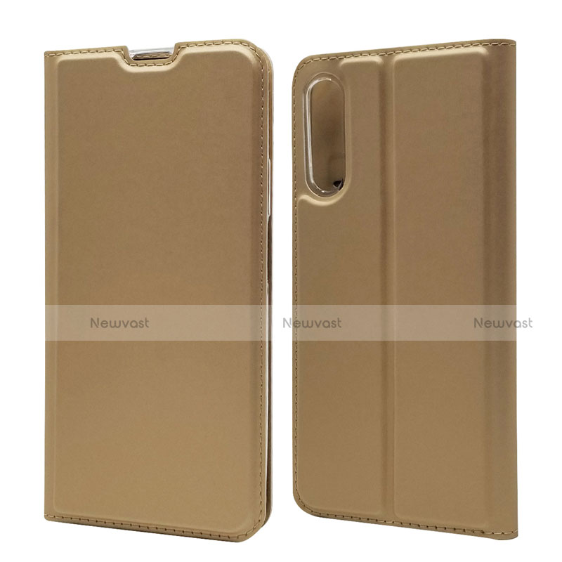 Leather Case Stands Flip Cover L11 Holder for Huawei Y9s Gold