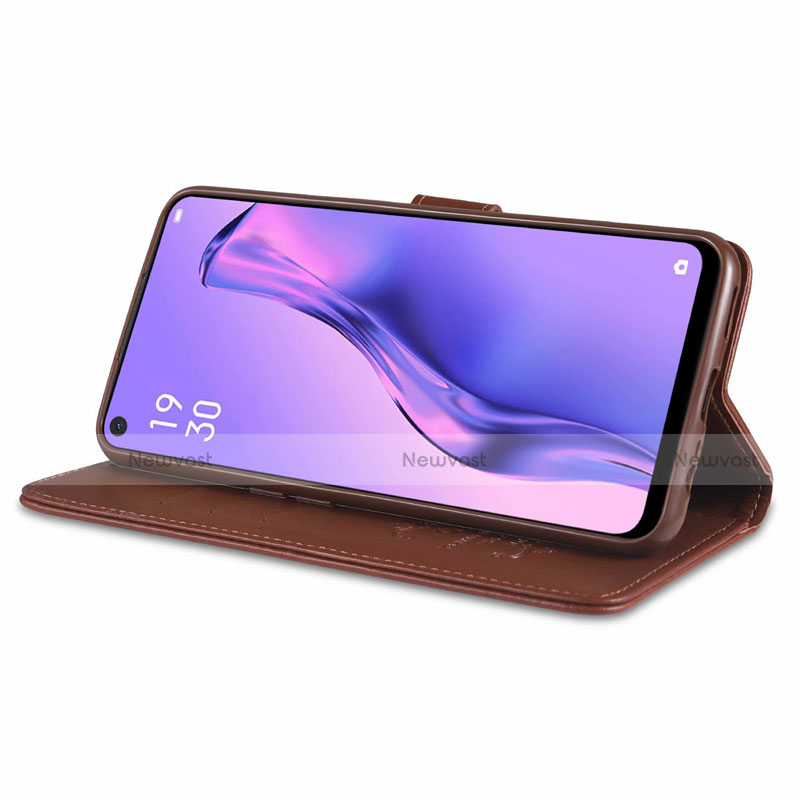 Leather Case Stands Flip Cover L11 Holder for Oppo A53s