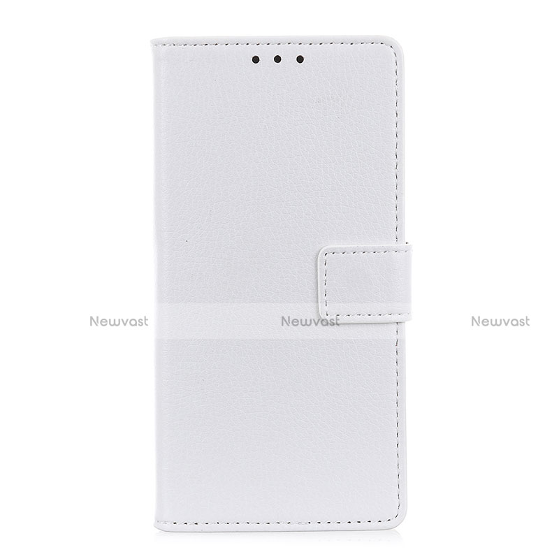 Leather Case Stands Flip Cover L11 Holder for Samsung Galaxy S20 FE 4G White