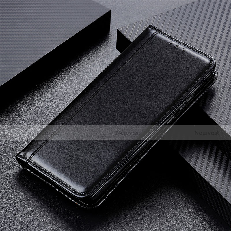 Leather Case Stands Flip Cover L12 Holder for Huawei Nova 7i Black