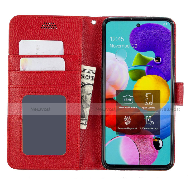 Leather Case Stands Flip Cover L12 Holder for Samsung Galaxy A51 5G