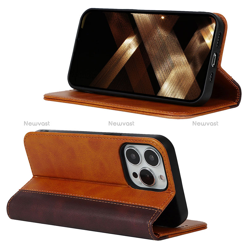 Leather Case Stands Flip Cover L13 Holder for Apple iPhone 14 Pro