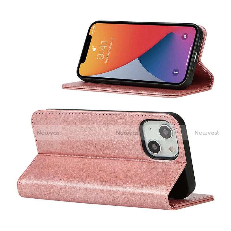 Leather Case Stands Flip Cover L14 Holder for Apple iPhone 13