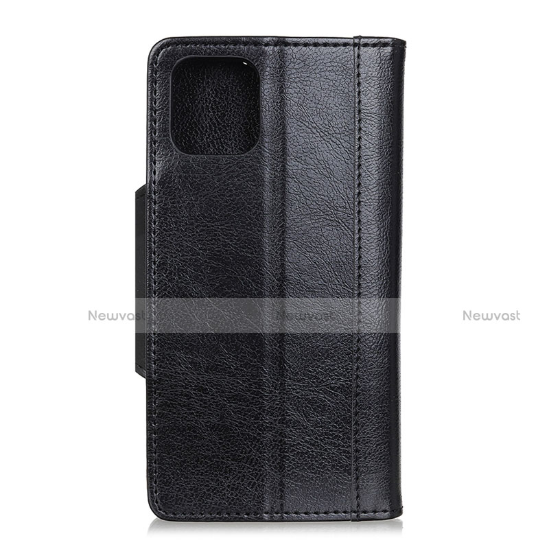 Leather Case Stands Flip Cover L14 Holder for Huawei Honor 30S Black