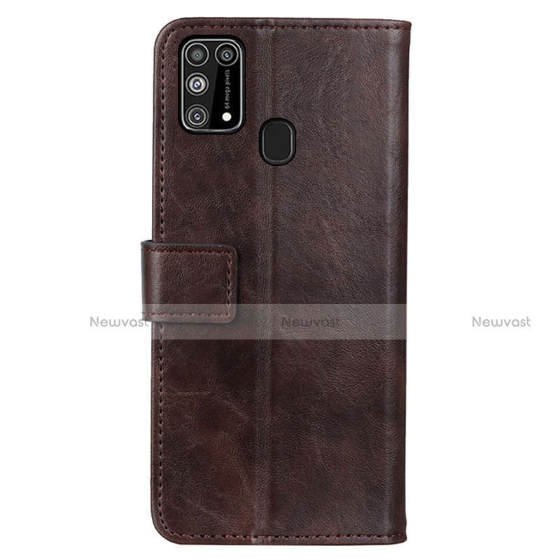 Leather Case Stands Flip Cover L14 Holder for Samsung Galaxy M31