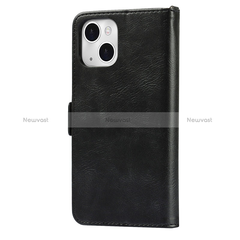 Leather Case Stands Flip Cover L15 Holder for Apple iPhone 15