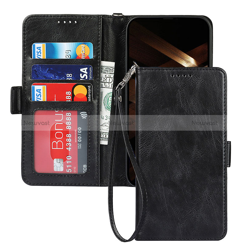 Leather Case Stands Flip Cover L15 Holder for Apple iPhone 15