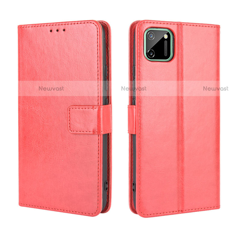 Leather Case Stands Flip Cover L15 Holder for Realme C11