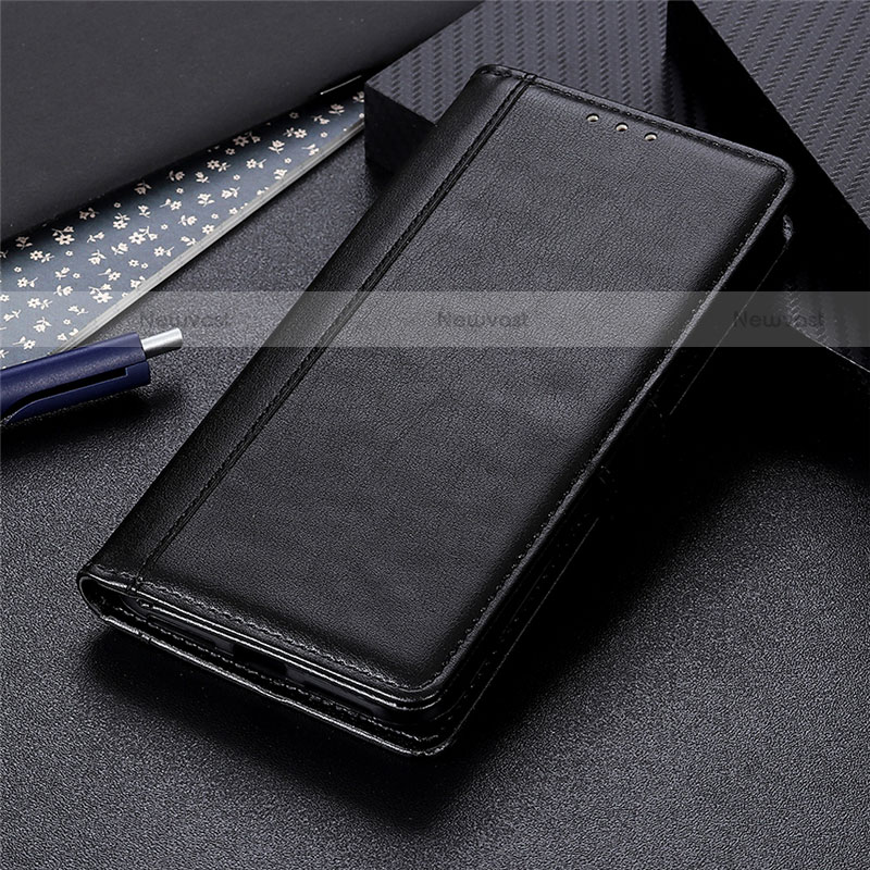 Leather Case Stands Flip Cover L15 Holder for Realme Narzo 30 Pro 5G Black