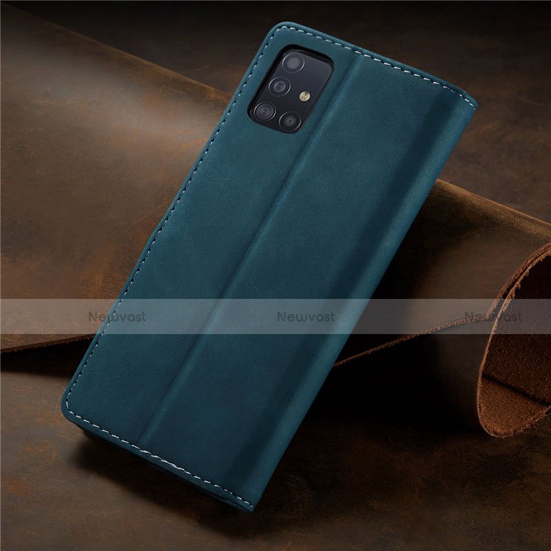 Leather Case Stands Flip Cover L15 Holder for Samsung Galaxy A71 5G