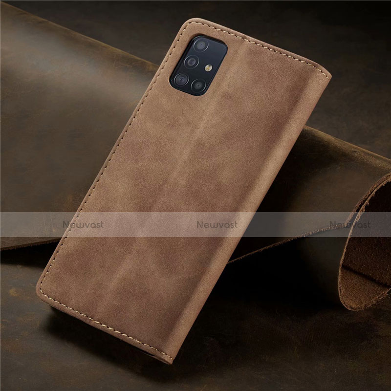 Leather Case Stands Flip Cover L15 Holder for Samsung Galaxy A71 5G