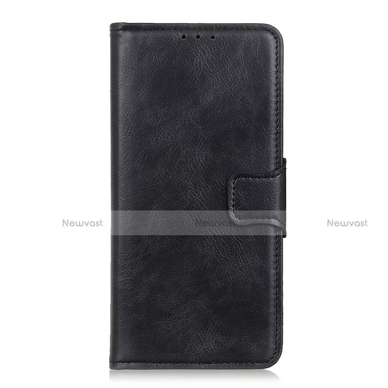 Leather Case Stands Flip Cover L16 Holder for Huawei Nova 6 SE Black