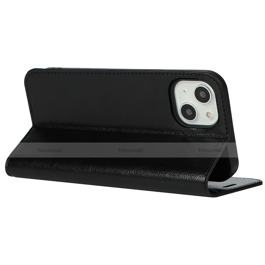 Leather Case Stands Flip Cover L17 Holder for Apple iPhone 13