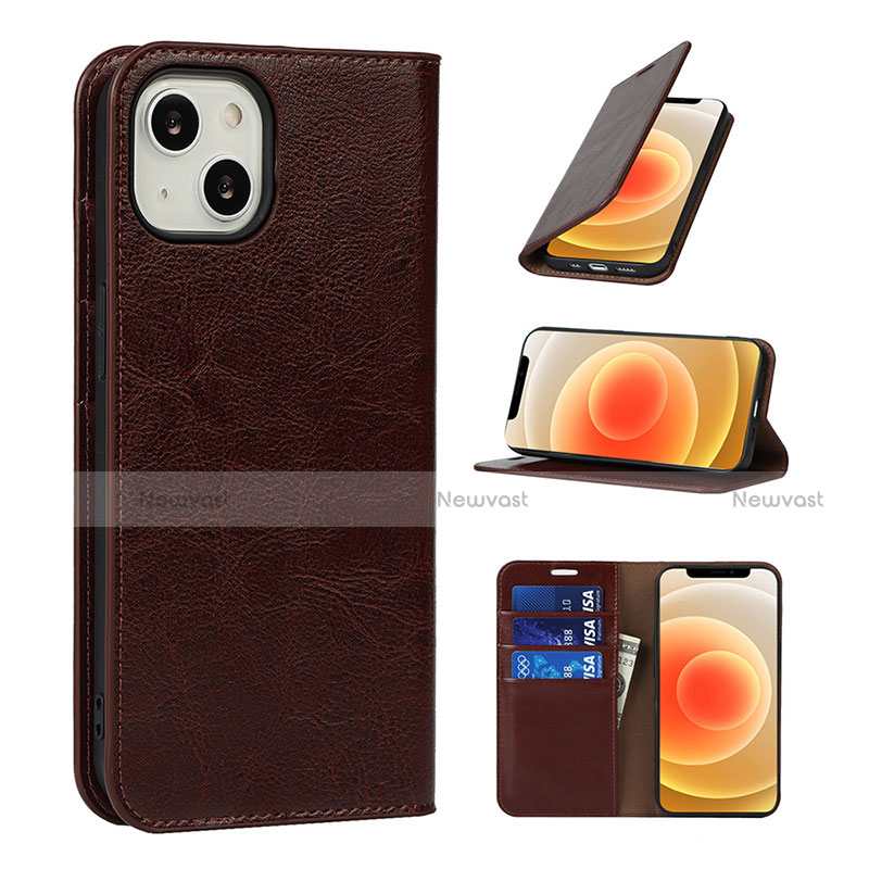 Leather Case Stands Flip Cover L17 Holder for Apple iPhone 13