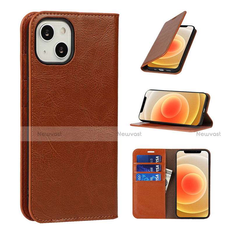 Leather Case Stands Flip Cover L17 Holder for Apple iPhone 13