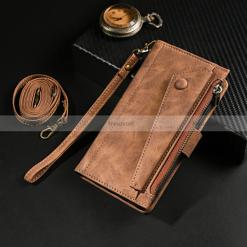 Leather Case Stands Flip Cover L17 Holder for Apple iPhone 14 Pro Max